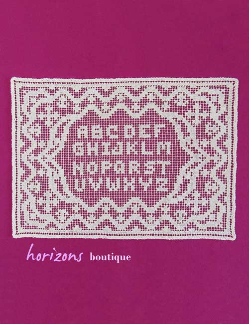 Dentelle - Napperon Abécédaire