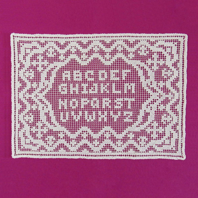 Spitze - Deko-Tischset Das ABC-Buch