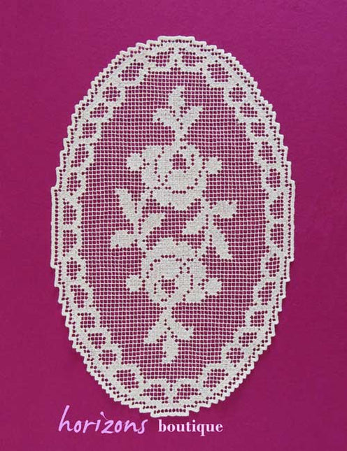 Dentelle - Ovale Roses