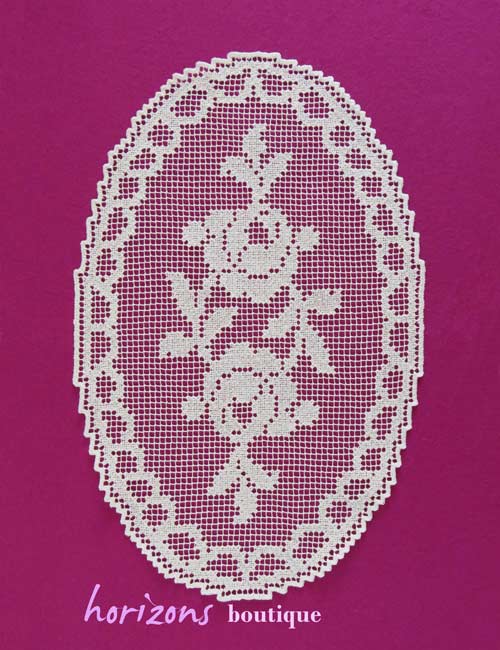 Dentelle - Ovale Roses