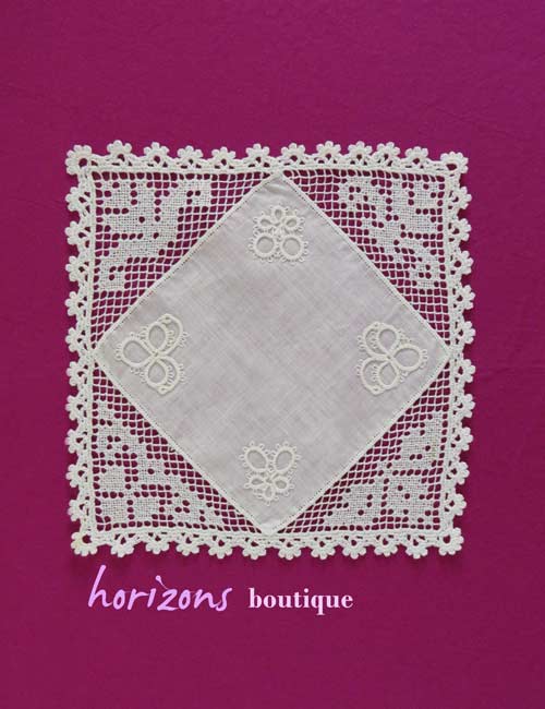 Dentelle - Carré Filet et Frivolité