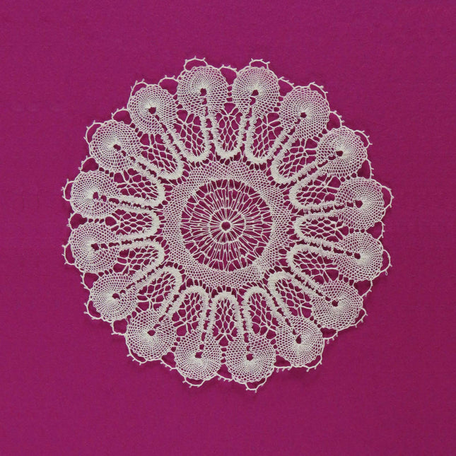 Spitze - Rundes Deko-Tischset 24cm