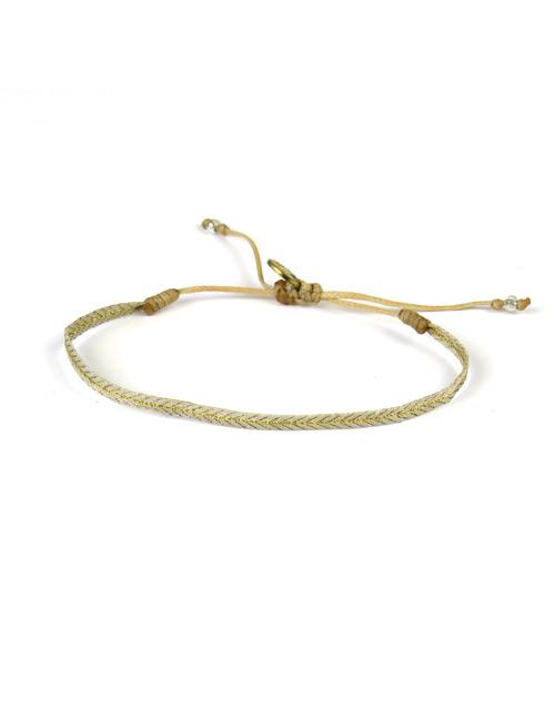 Bracelet Argentinas Fin Fil Or et Flèches Argent - Guanabana