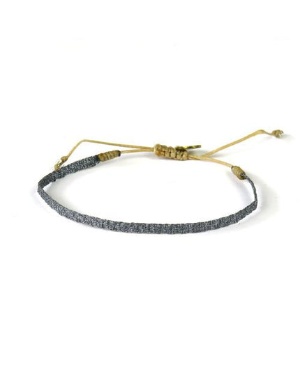 Bracelet Argentinas Fin Gris Twist - Guanabana