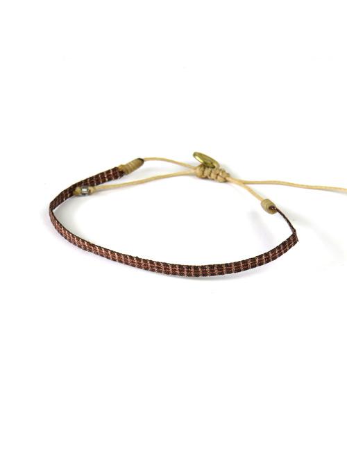 Bracelet Argentinas Fin Rayé Bronze - Guanabana