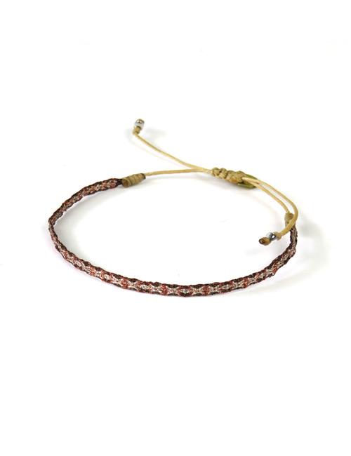 Bracelet Argentinas Fin Motif Argent sur Bronzes - Guanabana