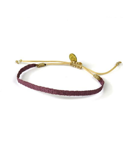 Bracelet Argentinas Fin Bordeaux Twist - Guanabana