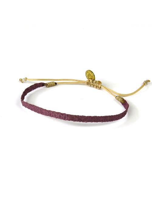 Bracelet Argentinas Fin Bordeaux Twist - Guanabana