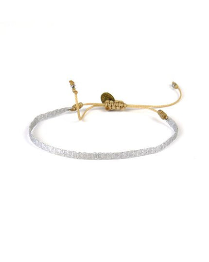 Bracelet Argentinas Fin Argent Mat Twist - Guanabana