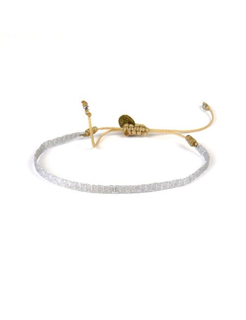 Bracelet Argentinas Fin Argent Mat Twist - Guanabana