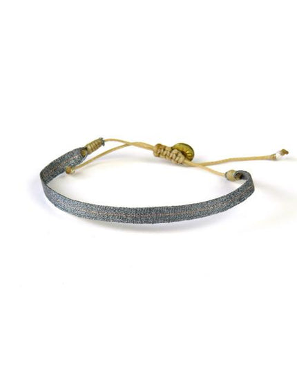 Bracelet Argentinas Moyen Ligne Bronze sur Gris - Guanabana