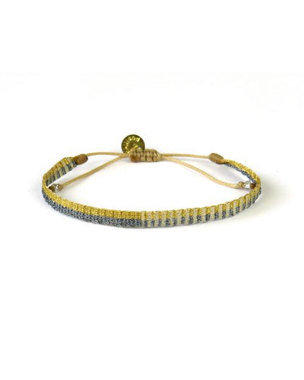 Bracelet Argentinas Moyen Pointes Or Bronze Argent - Guanabana