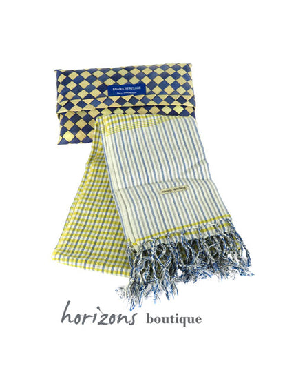 Le Krama Essentiel Sable avec fourre