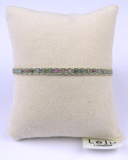 Bracelet tissé main Lima avec Tourmalines - LeJu