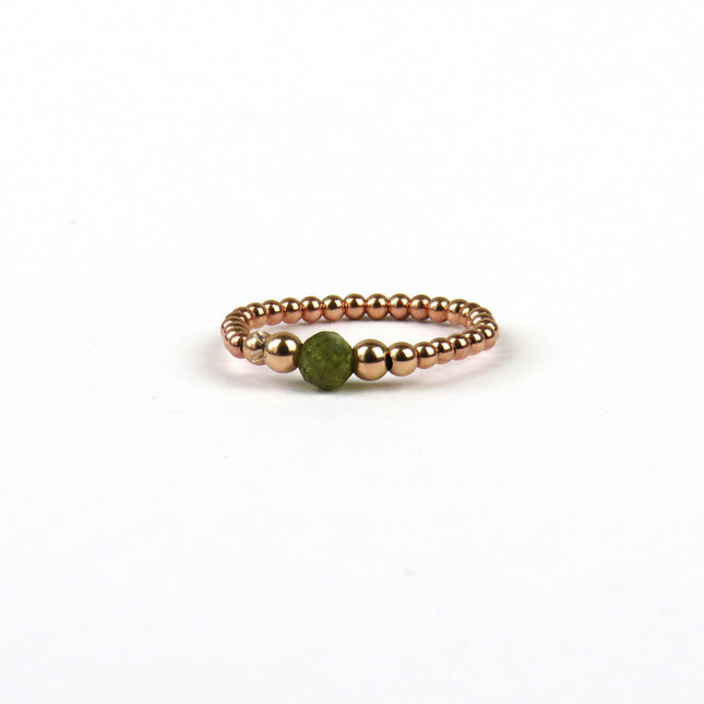 Bague de Billes Or ou Argent et Pierre - LeJu