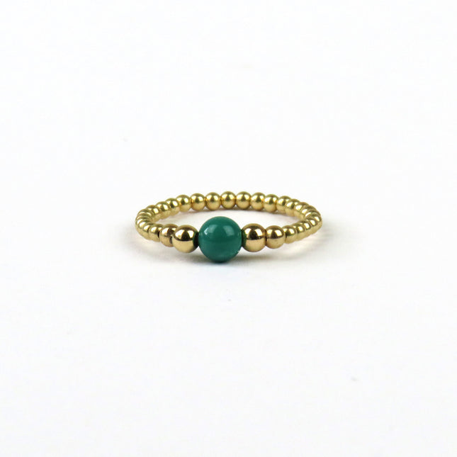 Bague de Billes Or ou Argent et Pierre - LeJu