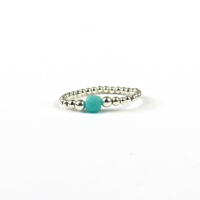 Bague de Billes Or ou Argent et Pierre - LeJu