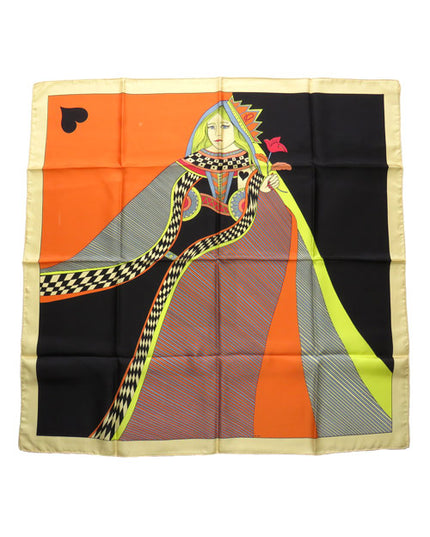 Foulard Dame de Cœur Orange - AN-NEE
