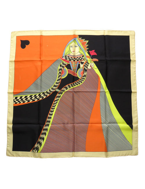 Foulard Dame de Cœur Orange - AN-NEE