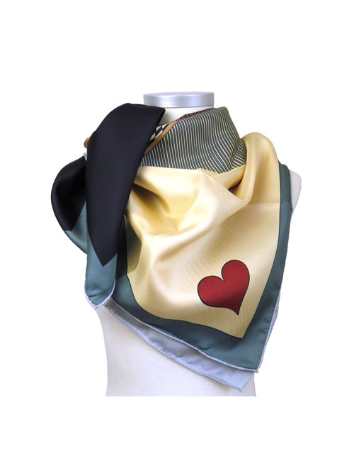 Foulard Dame de Cœur Nude - AN-NEE