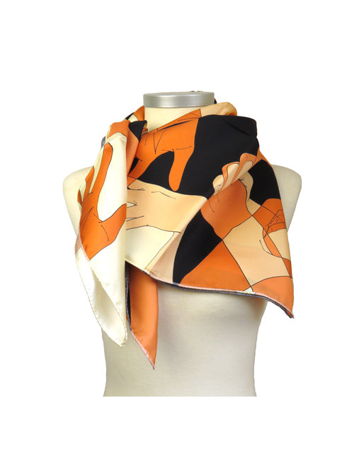 Foulard Jeux de Mains Nude - AN-NEE