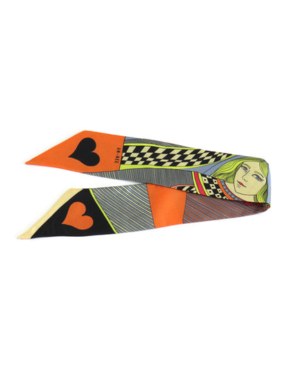 Bracelet Dame de Cœur Orange 4cm - AN-NEE