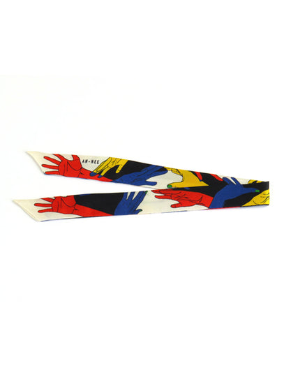 Bracelet Jeux de Mains Blanc 2cm - AN-NEE