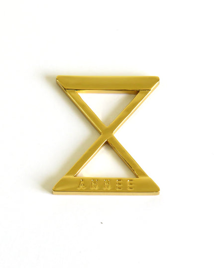 Anneau Foulard Sablier Gold - AN-NEE