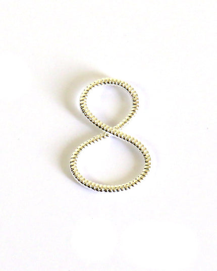 Anneau Foulard Corde Silver - AN-NEE