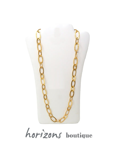 Collier Maillons Maxi Or - Plumetti