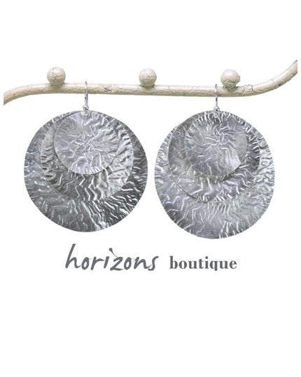 Boucles d'oreilles 3 Ronds Argent - Plumetti