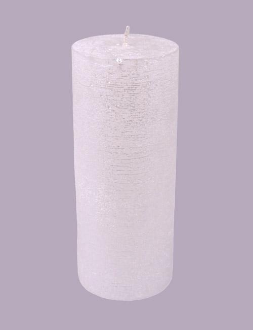 Bougie Rauhreif Flachkopf 60x150 mm - Herzog Kerzen