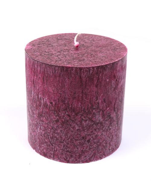 Bougie Kristallo Zylindro 100x100 mm - Herzog Kerzen