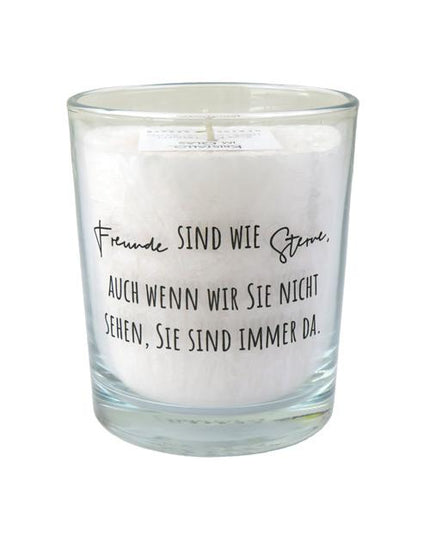 Bougie Citation sur Verre "Tschuggen" T1 - Herzog Kerzen