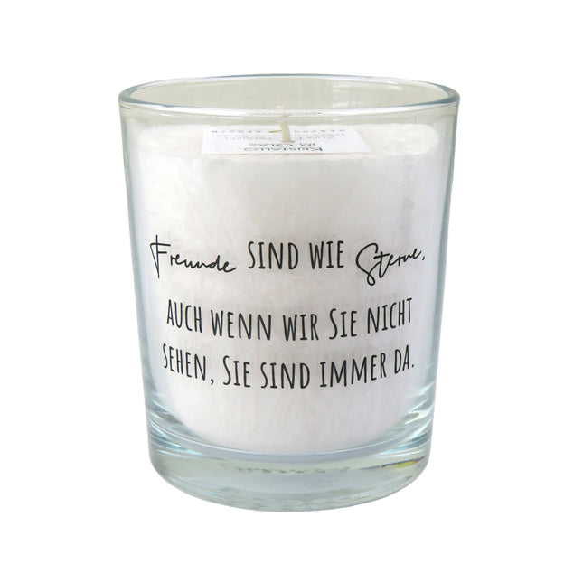Bougie Citations sur Verre "Tschuggen" - Herzog Kerzen
