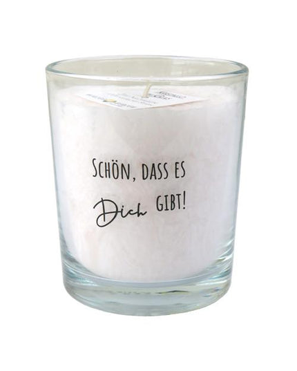 Bougie Citation sur Verre "Tschuggen" T9 - Herzog Kerzen
