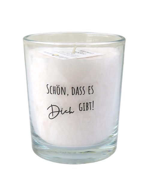 Bougie Citation sur Verre "Tschuggen" T9 - Herzog Kerzen