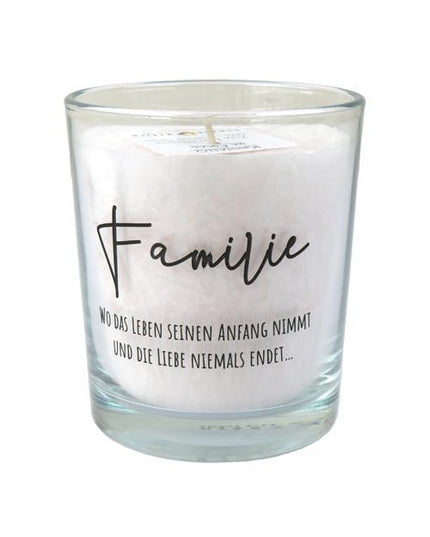Bougie Citation sur Verre "Tschuggen" T10 - Herzog Kerzen