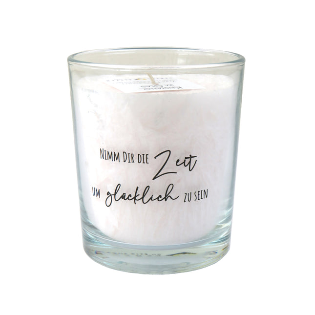 Bougie Citations sur Verre "Tschuggen" - Herzog Kerzen