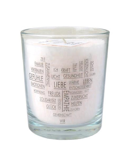 Bougie Citation sur Verre "Tschuggen" T23 - Herzog Kerzen