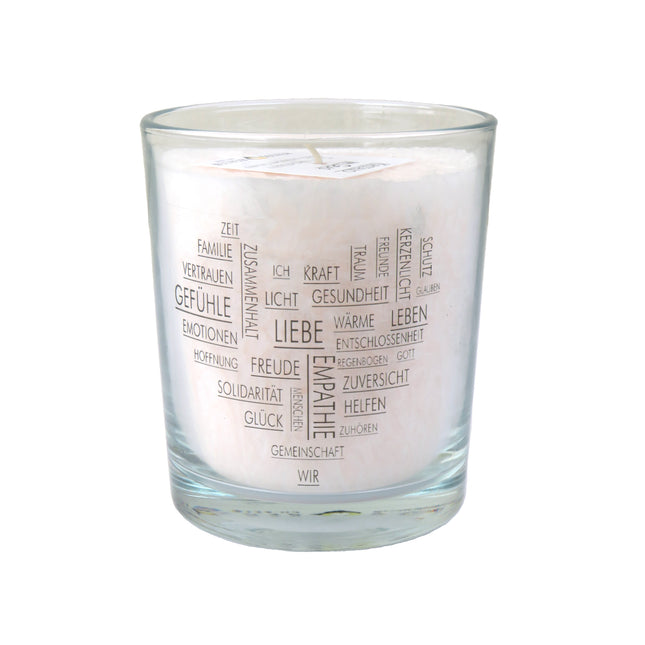 Bougie Citations sur Verre "Tschuggen" - Herzog Kerzen