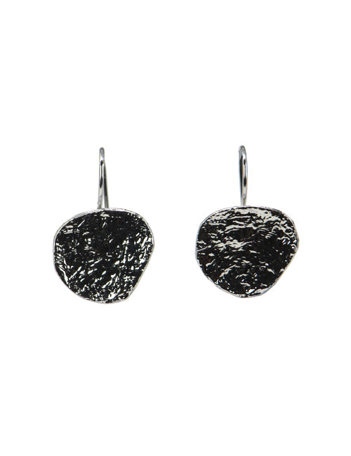 Boucles d'Oreilles Écu Rond Argent - Catherine Bijoux