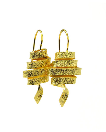 Boucles d'Oreilles Spirales Or - Catherine Bijoux