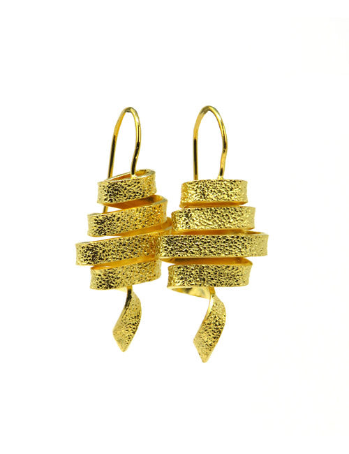 Boucles d'Oreilles Spirales Or - Catherine Bijoux