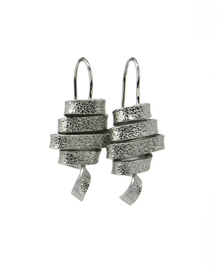 Boucles d'Oreilles Spirales Argent - Catherine Bijoux
