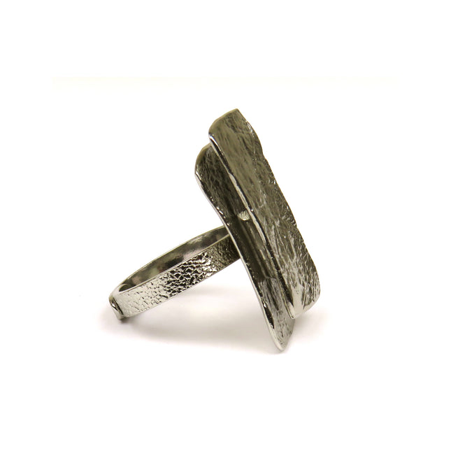 Bague 2 Grands Écussons - Catherine Bijoux