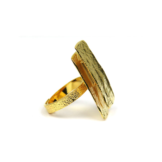Bague 2 Grands Écussons - Catherine Bijoux