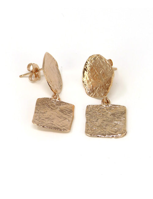 Boucles d'oreilles mix classique Or rose - Catherine Bijoux