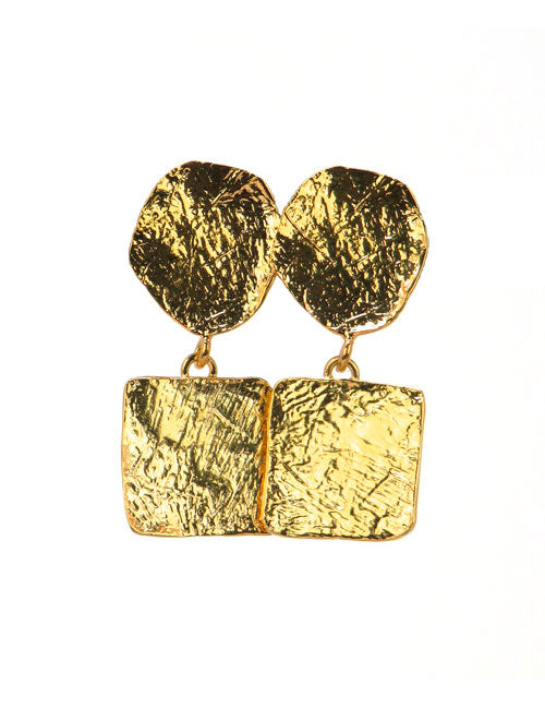 Boucles d'oreilles mix classique Or - Catherine Bijoux