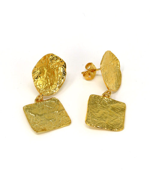 Boucles d'oreilles mix classique Or - Catherine Bijoux